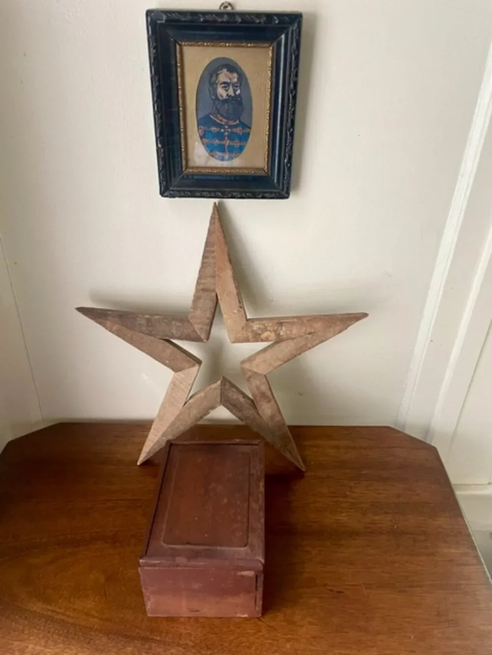 Wooden Rustic Natural Hanging Star Home Decor Wall Decoration Cottagecore Countr